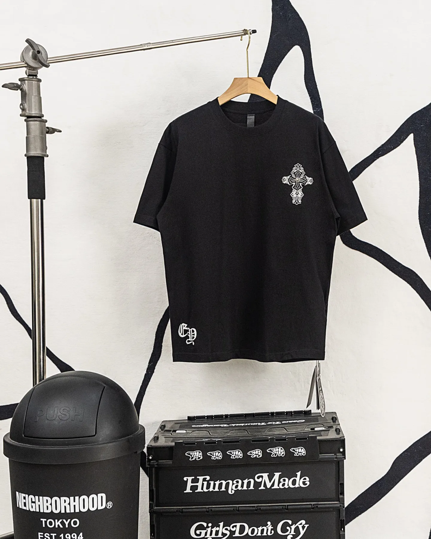 ：H 21 Chrome Hearts CH Black 2026 Authentic 0 Quality os 0 : Sizes: S M L XL